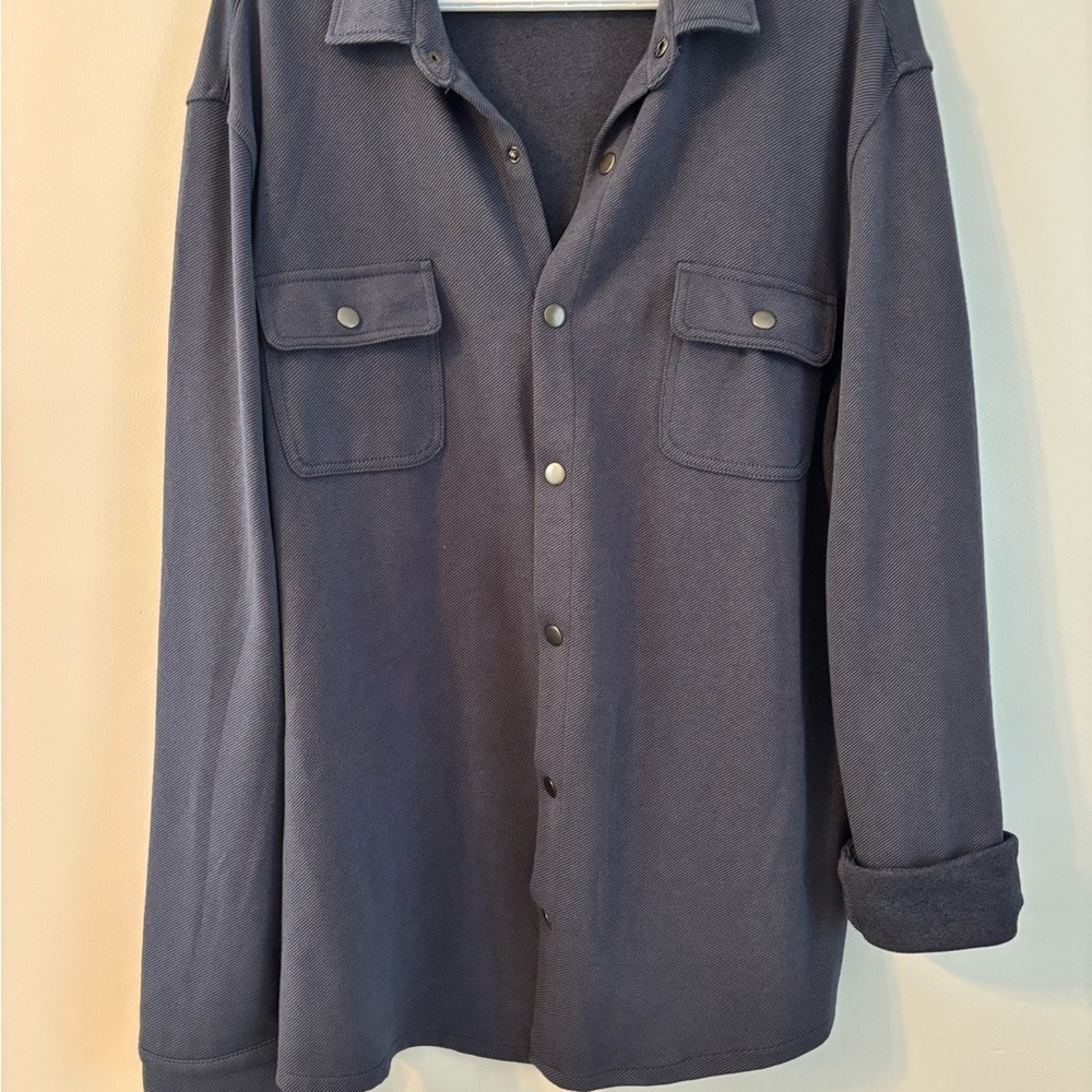 110M Ben Hogan blue snap closure jacket